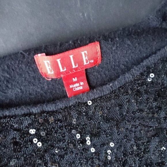 Elle sequin black sweater - Picture 2 of 8